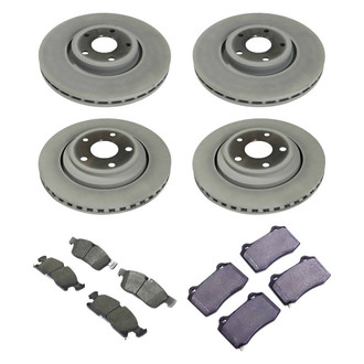 Mopar® - Front and Rear Brake Kit with Semi-Metallic Pads