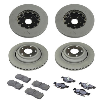 Mopar® - Front and Rear Brake Kit with Semi-Metallic Pads