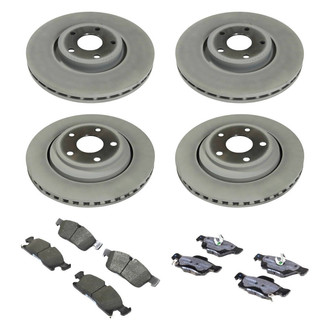 Mopar® - Front and Rear Brake Kit with Semi-Metallic Pads
