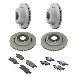 Mopar® - Front and Rear Brake Kit with Semi-Metallic Pads