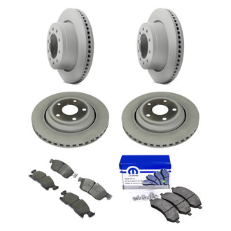 Mopar® - Front and Rear Brake Kit with Semi-Metallic Pads