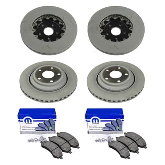 Mopar® - Front and Rear Brake Kit with Semi-Metallic Pads