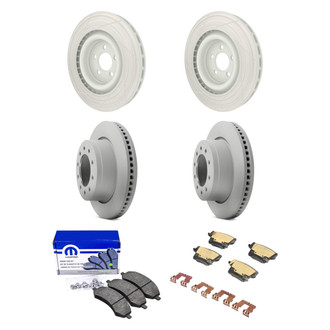 Mopar® - Front and Rear Brake Kit with Semi-Metallic Pads