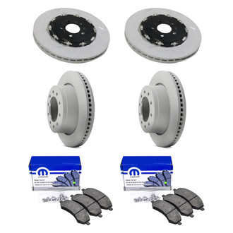 Mopar® - Front and Rear Brake Kit with Semi-Metallic Pads