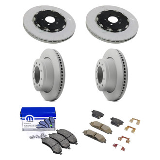 Mopar® - Front and Rear Brake Kit with Semi-Metallic Pads