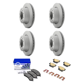 Mopar® - Front and Rear Brake Kit with Semi-Metallic Pads