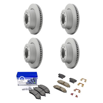Mopar® - Front and Rear Brake Kit with Semi-Metallic Pads