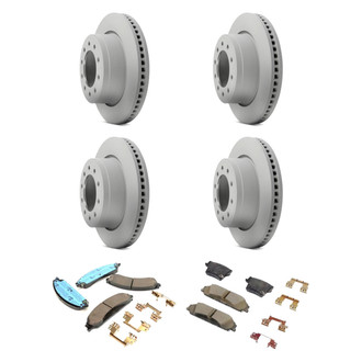 Mopar® - Front and Rear Brake Kit with Semi-Metallic Pads