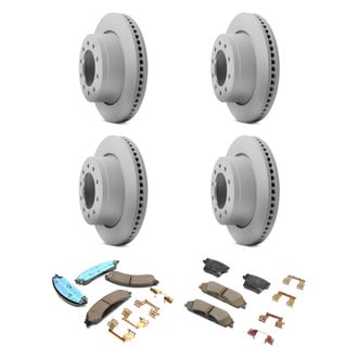 Mopar® - Front and Rear Brake Kit with Semi-Metallic Pads