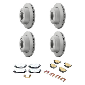 Mopar® - Front and Rear Brake Kit with Semi-Metallic Pads