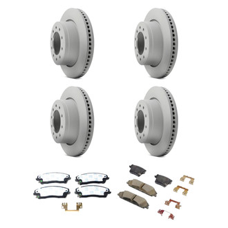 Mopar® - Front and Rear Brake Kit with Semi-Metallic Pads