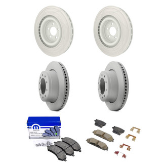 Mopar® - Front and Rear Brake Kit with Semi-Metallic Pads
