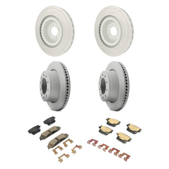 Mopar® - Front and Rear Brake Kit with Semi-Metallic Pads