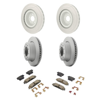 Mopar® - Front and Rear Brake Kit with Semi-Metallic Pads