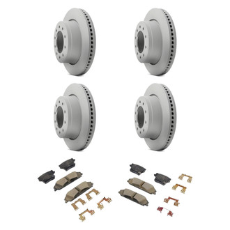 Mopar® - Front and Rear Brake Kit with Semi-Metallic Pads