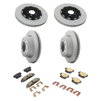 Mopar® - Front and Rear Brake Kit with Semi-Metallic Pads