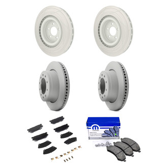 Mopar® - Front and Rear Brake Kit with Semi-Metallic Pads