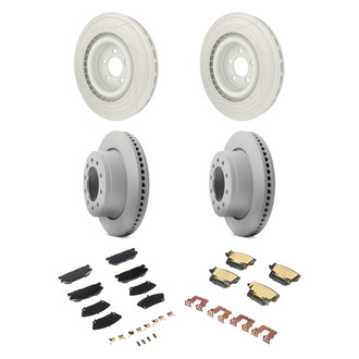 Mopar® - Front and Rear Brake Kit with Semi-Metallic Pads