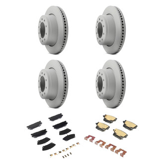Mopar® - Front and Rear Brake Kit with Semi-Metallic Pads
