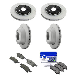 Mopar® - Front and Rear Brake Kit with Semi-Metallic Pads