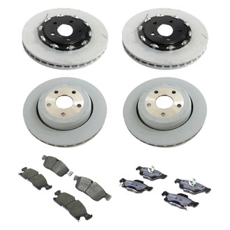 Mopar® - Front and Rear Brake Kit with Semi-Metallic Pads