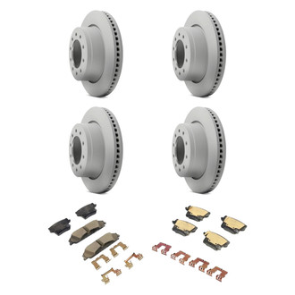 Mopar® - Front and Rear Brake Kit with Semi-Metallic Pads