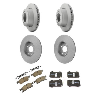 Mopar® - Plain Front and Rear Brake Kit with Semi-Metallic Pads