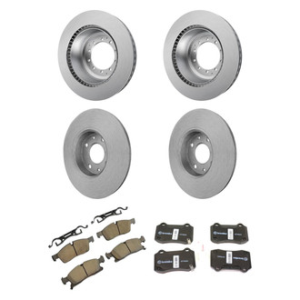 Mopar® - Front and Rear Brake Kit with Semi-Metallic Pads