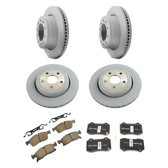 Mopar® - Plain Front and Rear Brake Kit with Semi-Metallic Pads