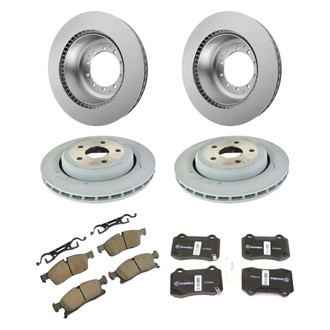 Mopar® - Front and Rear Brake Kit with Semi-Metallic Pads