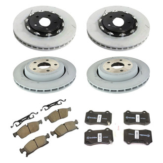 Mopar® - Front and Rear Brake Kit with Semi-Metallic Pads