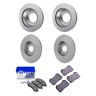 Mopar® - Front and Rear Brake Kit with Semi-Metallic Pads