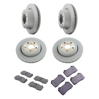 Mopar® - Plain Front and Rear Brake Kit with Semi-Metallic Pads