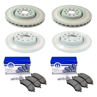Mopar® - 1-Piece Brake Kit with Semi-Metallic Brake Pads