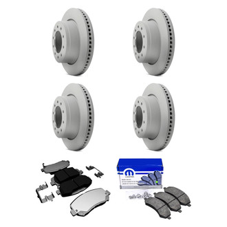 Mopar® - Front and Rear Brake Kit with Semi-Metallic Pads