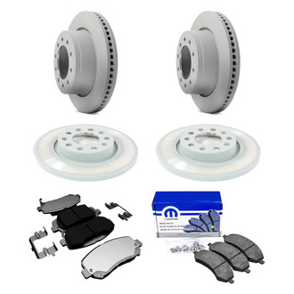 Mopar® - Front and Rear Brake Kit with Semi-Metallic Pads