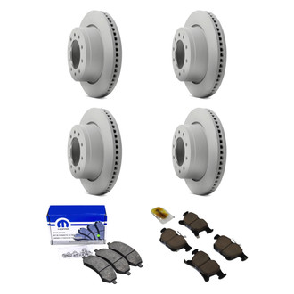 Mopar® - Front and Rear Brake Kit with Semi-Metallic Pads
