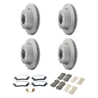 Mopar® - Front and Rear Brake Kit with Semi-Metallic Pads
