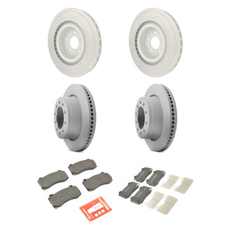Mopar® - Front and Rear Brake Kit with Semi-Metallic Pads