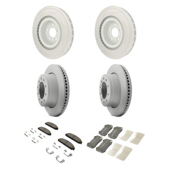 Mopar® - Front and Rear Brake Kit with Semi-Metallic Pads