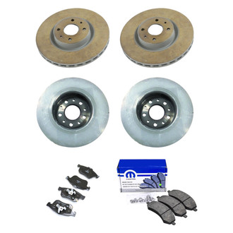 Mopar® - Front and Rear Brake Kit with Semi-Metallic Pads