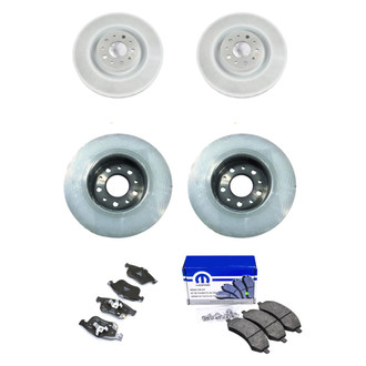 Mopar® - Front and Rear Brake Kit with Semi-Metallic Pads