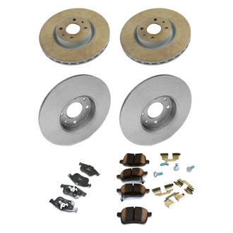 Mopar® - Front and Rear Brake Kit with Semi-Metallic Pads