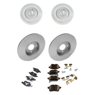 Mopar® - Front and Rear Brake Kit with Semi-Metallic Pads