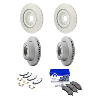 Mopar® - Front and Rear Brake Kit with Semi-Metallic Pads
