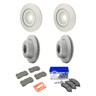 Mopar® - Front and Rear Brake Kit with Semi-Metallic Pads