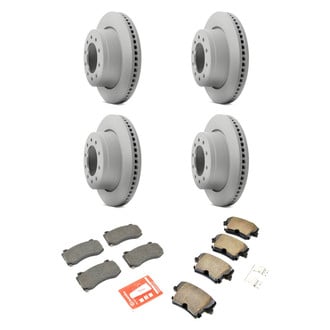 Mopar® - Front and Rear Brake Kit with Semi-Metallic Pads