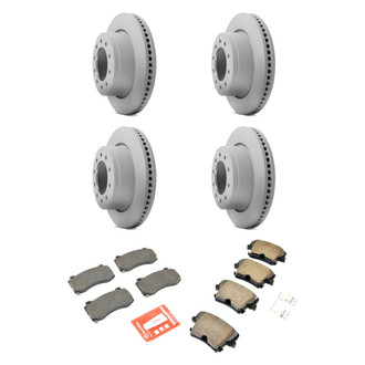 Mopar® - Front and Rear Brake Kit with Semi-Metallic Pads