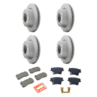 Mopar® - Front and Rear Brake Kit with Semi-Metallic Pads