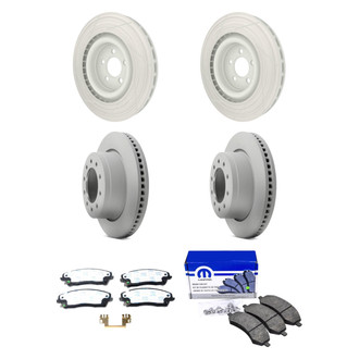 Mopar® - Front and Rear Brake Kit with Semi-Metallic Pads